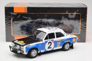 Ford Escort RS 1600 Mk1 #2 R. Clark / J. Porter Safari Rally 1973 IXO 1:18 18RMC075A Metaal — afbeelding 6 van 6