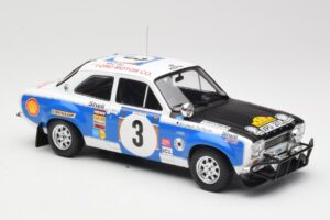 Ford Escort RS 1600 Mk1 #3 V. Preston Jr. / B. Smith Safari Rally 1973 IXO 1:18 18RMC075B Metaal — afbeelding 4 van 6