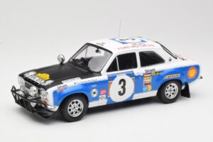 Ford Escort RS 1600 Mk1 #3 V. Preston Jr. / B. Smith Safari Rally 1973 IXO 1:18 18RMC075B Metaal