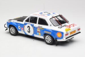 Ford Escort RS 1600 Mk1 #3 V. Preston Jr. / B. Smith Safari Rally 1973 IXO 1:18 18RMC075B Metaal — afbeelding 5 van 6