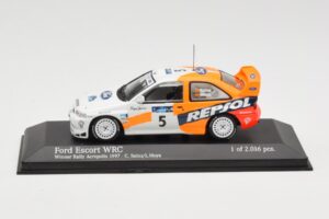 Ford Escort WRC #5 C. Sainz / L. Moya WRC 1997 Minichamps 1:43 430978705 Metaal