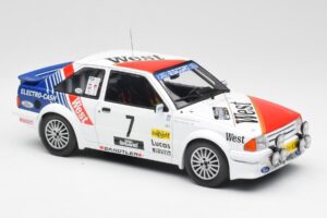 Ford Escort RS Turbo #7 Lotto Haspengouw Rally 1985 MCG 1:18 MCG18421 Metaal — afbeelding 4 van 6