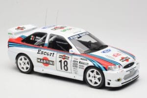 Ford Escort WRC Martini Racing #18 G. Cunico / G. Pirollo Rally San Remo 1998 IXO 1:18 18RMC171A Metaal — afbeelding 4 van 6