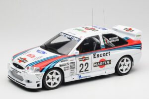 Ford Escort WRC Martini Racing #22 A. Medeghini / B. Medeghini Rally San Remo 1998 IXO 1:18 18RMC171B Metaal