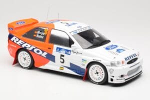 Ford Escort WRC #5 C. Sainz / L. Moya Winner Acropolis Rally 1997 IXO 1:18 18RMC172A Metaal — afbeelding 4 van 6