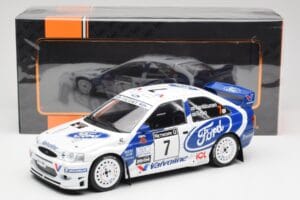 Ford Escort WRC #7 J. Kankkunen / J. Repo RAC Rally 1998 IXO 1:18 18RMC170A Metaal — afbeelding 6 van 6