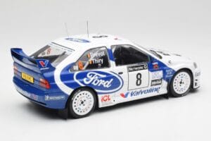 Ford Escort WRC #8 B. Thiry / S. Prevot RAC Rally 1998 IXO 1:18 18RMC170B Metaal — afbeelding 2 van 6