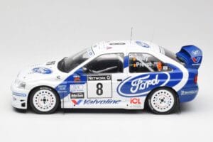Ford Escort WRC #8 B. Thiry / S. Prevot RAC Rally 1998 IXO 1:18 18RMC170B Metaal — afbeelding 3 van 6