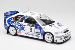 Ford Escort WRC #8 B. Thiry / S. Prevot RAC Rally 1998 IXO 1:18 18RMC170B Metaal — afbeelding 4 van 6