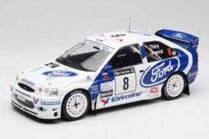 Ford Escort WRC #8 B. Thiry / S. Prevot RAC Rally 1998 IXO 1:18 18RMC170B Metaal