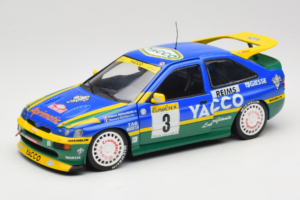 Ford Escort #3 Yacoo P. Bernardini / B. Occelli Rally Monte Carlo 1996 Winner UT Models 1:18 180968203 Metaal
