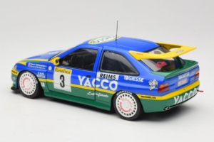 Ford Escort #3 Yacoo P. Bernardini / B. Occelli Rally Monte Carlo 1996 Winner UT Models 1:18 180968203 Metaal — afbeelding 7 van 8