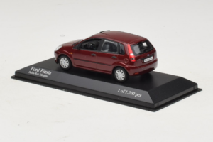 Ford Fiesta Mk5 Rood Metallic Minichamps 1:43 400081101 Metaal — afbeelding 3 van 4
