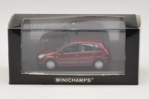 Ford Fiesta Mk5 Rood Metallic Minichamps 1:43 400081101 Metaal — afbeelding 4 van 4