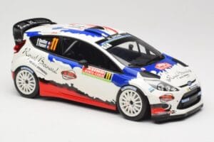 Ford Fiesta RS WRC #11 B. Bouffier / X. Panseri Rally Monte Carlo 2014 Minichamps 1:18 151140811 Metaal — afbeelding 4 van 6