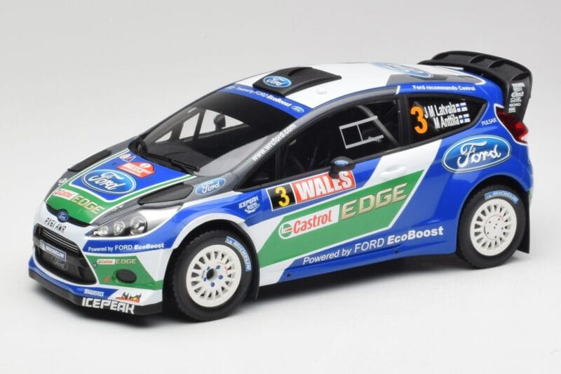 Ford Fiesta WRC #3 J-M. Latvala / M. Anttila Rally Great Britain Winner 2012 Minichamps 1:18 151120803 Metaal