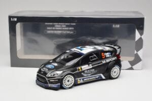 Ford Fiesta WRC #5 O. Tanak / R. Sikk Rally France 2012 Minichamps 1:18 151120805 Metaal — afbeelding 6 van 6