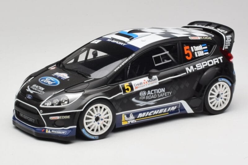 Ford Fiesta WRC #5 O. Tanak / R. Sikk Rally France 2012 Minichamps 1:18 151120805 Metaal