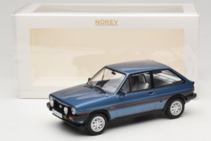 Ford Fiesta XR2 Mk1 Blue Metallic Norev 1:18 182744 Metaal — afbeelding 6 van 6