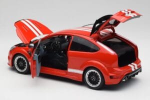 Ford Focus RS LM Classic Edition Race Red 1967 Ford Mk IV Tribute Minichamps 1:18 100080067 Metaal — afbeelding 5 van 8