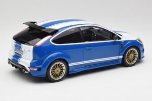 Ford Focus RS Mk2 LM Classic Blauw Capri RS2600 Tribute Minichamps 1:18 100080072 Metaal — afbeelding 3 van 8