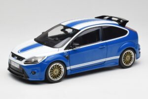 Ford Focus RS Mk2 LM Classic Blauw Capri RS2600 Tribute Minichamps 1:18 100080072 Metaal