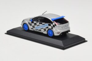 Ford Focus RS Mk2 Promo Blue Wheels Minichamps 1:43 FORD002 Metaal — afbeelding 3 van 4