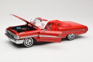 Ford Galaxie 500 Cabriolet Rood Sun Star 1:18 1420 Metaal — afbeelding 2 van 8
