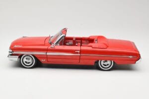 Ford Galaxie 500 Cabriolet Rood Sun Star 1:18 1420 Metaal — afbeelding 4 van 8