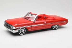 Ford Galaxie 500 Cabriolet Rood Sun Star 1:18 1420 Metaal