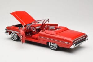 Ford Galaxie 500 Cabriolet Rood Sun Star 1:18 1420 Metaal — afbeelding 5 van 8