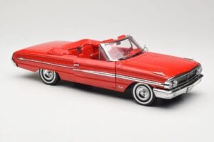 Ford Galaxie 500 Cabriolet Rood Sun Star 1:18 1420 Metaal — afbeelding 6 van 8