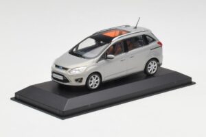 Ford Grand C-Max Mk2 Grijs Metallic Minichamps 1:43 400089101 Metaal — afbeelding 2 van 4