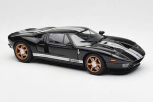 Ford GT Zwart Met Witte Strepen AUTOart 1:18 73023 Metaal — afbeelding 6 van 8
