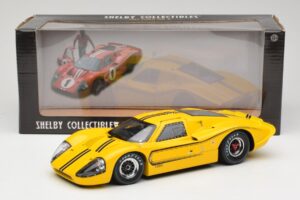 Ford GT40 Mk IV Geel 1967 Shelby Collectibles 1:18 31414S Metaal — afbeelding 8 van 8