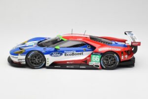 Ford GT GTE Chip Ganassi UK #66 O. Pla / S. Mucke / B. Johnson 24 Hours of Le Mans 2016 Minichamps 1:18 155168666 Metaal — afbeelding 3 van 6