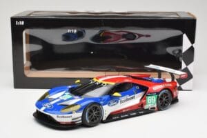 Ford GT GTE Chip Ganassi USA #69 R. Briscoe / R. Westbrook / S. Dixon 24 Hours of Le Mans 2016 Minichamps 1:18 155168669 Meta — afbeelding 6 van 6