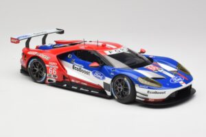 Ford GT #68 D. Muller / J. Hand / S. Bourdais LMGTE Pro Winner 24 Hours of Le Mans 2016 Minichamps 1:18 4012138143098 Metaal — afbeelding 4 van 6