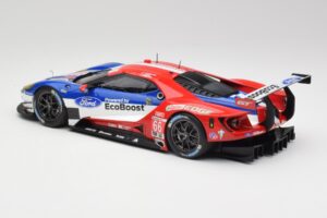 Ford GT #68 D. Muller / J. Hand / S. Bourdais LMGTE Pro Winner 24 Hours of Le Mans 2016 Minichamps 1:18 4012138143098 Metaal — afbeelding 5 van 6