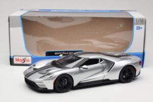 Ford GT Zilver Maisto 1:18 31384 Metaal — afbeelding 8 van 8
