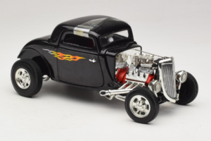 Ford Hot Rod Zwart Rydell High Grease ERTL 1:18 36602 Metaal — afbeelding 4 van 6