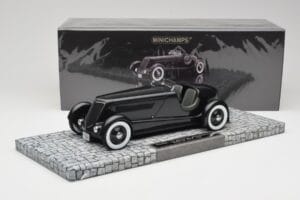 Ford Model 40 Special Speedster Donkergrijs Minichamps 1:18 107082040 Hars — afbeelding 6 van 6