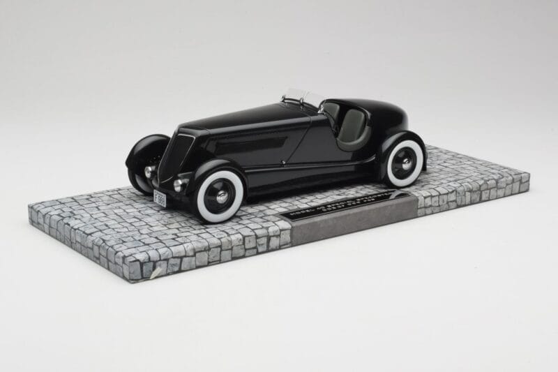 Ford Model 40 Special Speedster Donkergrijs Minichamps 1:18 107082040 Hars