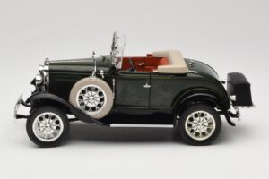 Ford Model A Donkergroen Motor City 1:18 20003 Metaal — afbeelding 4 van 8