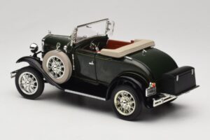 Ford Model A Donkergroen Motor City 1:18 20003 Metaal — afbeelding 7 van 8