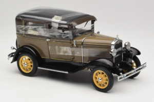 Ford Model A Tudor Chicle Drab Motor City 1:18 41003 Metaal — afbeelding 4 van 6