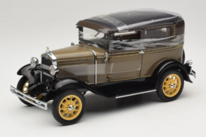 Ford Model A Tudor Chicle Drab Motor City 1:18 41003 Metaal
