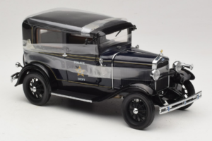 Ford Model A Tudor Police Car Motor City 1:18 43008 Metaal — afbeelding 4 van 6