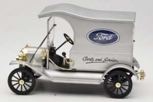 Ford Model T Delivery Truck Zilver Eagle Collectibles 1:18 430600 Metaal — afbeelding 3 van 6
