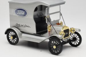 Ford Model T Delivery Truck Zilver Eagle Collectibles 1:18 430600 Metaal — afbeelding 4 van 6
